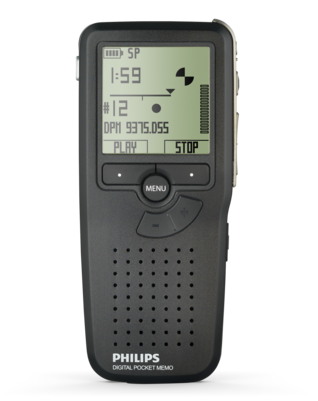 PocketMemo voice recorder