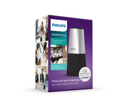 SmartMeeting Portable Conference Microphone with Sembly Meeting Assistant