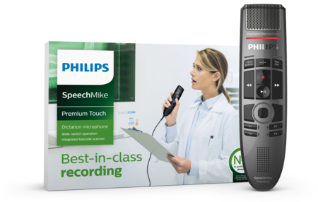 Micrófono de dictado SpeechMike Premium Touch