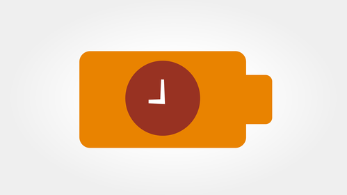 Extra long battery runtime for longer recording sessions