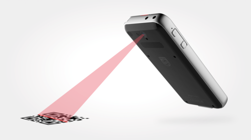 Barcode scanner and camera for quick file association