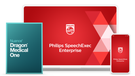 Solución de dictado y transcripción SpeechExec Enterprise con reconocimiento de voz Dragon Medical One