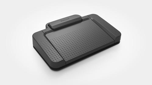 Ergonomic foot pedal for convenient playback control
