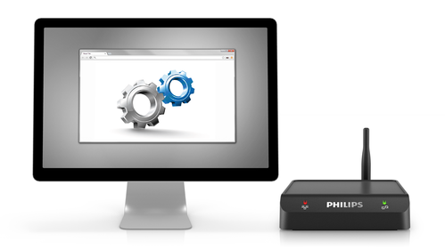 Web browser interface for easy and quick setup and configuration