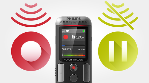 Voice-activation for hands-free recording
