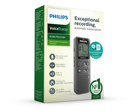 Grabadora de audio Voice Tracer con software de reconocimiento de voz