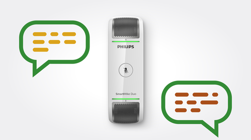 Generate conversation notes easily with audio and text transcription