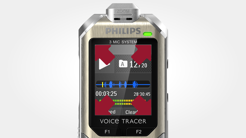 Large color display for easy and intuitive operation