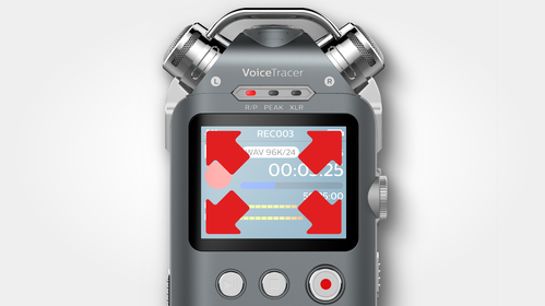 Large color display for an intuitive user experience