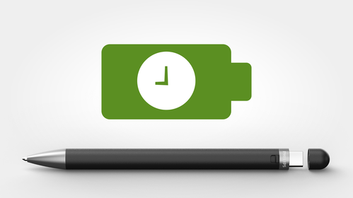 Long battery runtime for capturing even extensive meetings