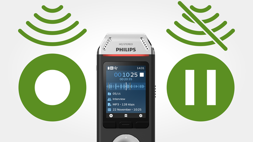Voice activation for hands-free recording