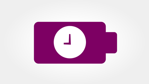 Rechargeable Li-ion polymer battery for extra-long recording