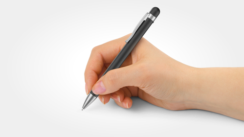Ergonomic design for comfortable writing and easy portability