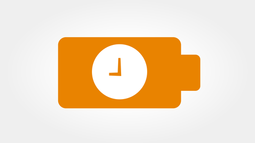 Rechargeable Li-ion polymer battery for extra-long recording