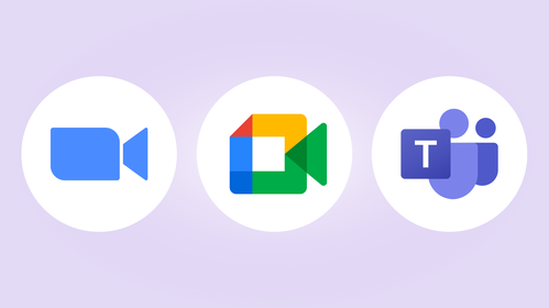 Sembly works with all major platforms such as Microsoft Teams, Google Meet and Zoom