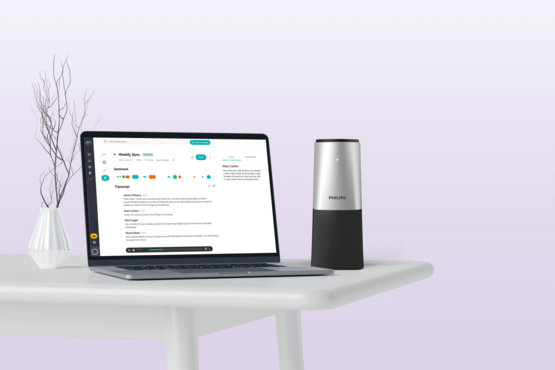 SmartMeeting Portable Conference Microphone with Sembly Meeting Assistant