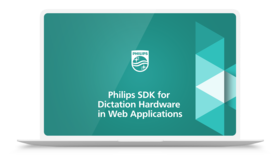 SDK for Dictation Hardware in Web Applications