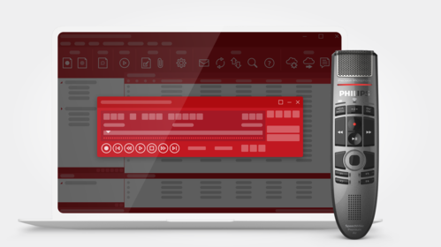 Convenient direct dictation with Philips dictation microphones