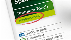Find model number on the manual