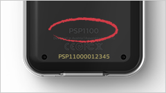 Find model number on the product